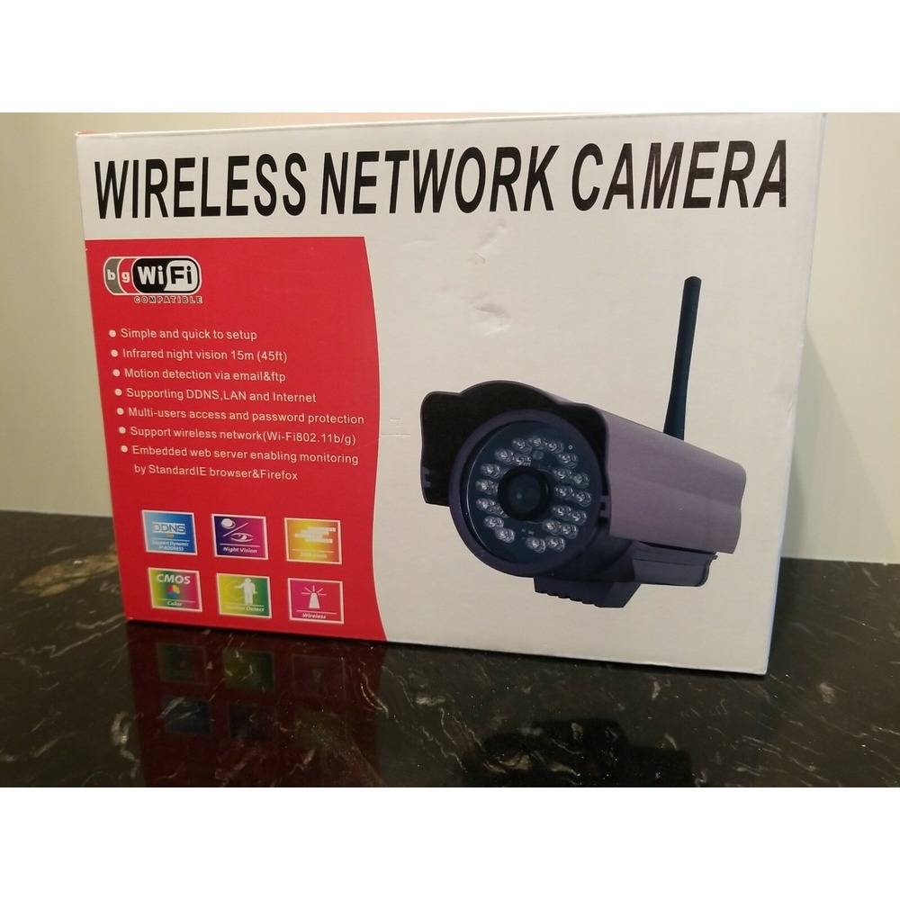 Foscam Model VNT6656G6A40 IR IP Wireless Network Camera